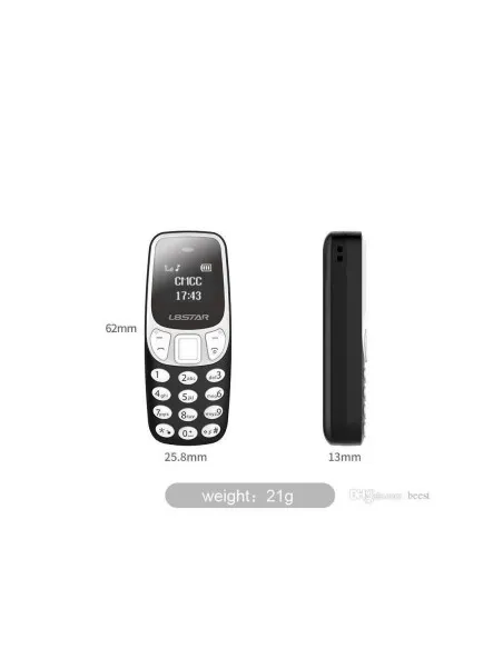 Mini telefon mobil, BM10 Dual SIM, OLED, 7 cm, 30