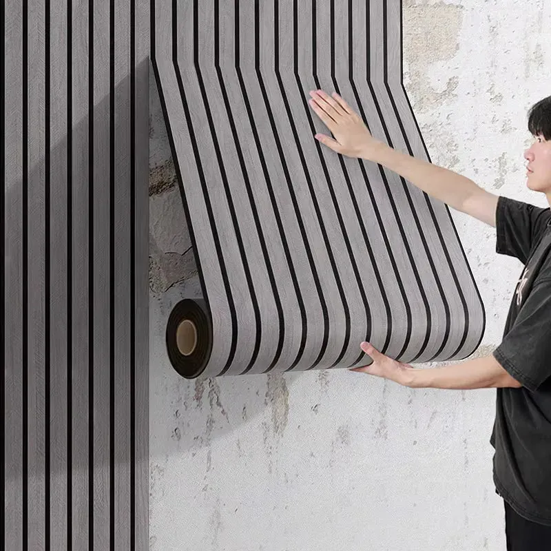 Rola tapet 3D, autoadeziv, imitatie riflaj, 40x300 cm, rezistent la apa, diverse culori