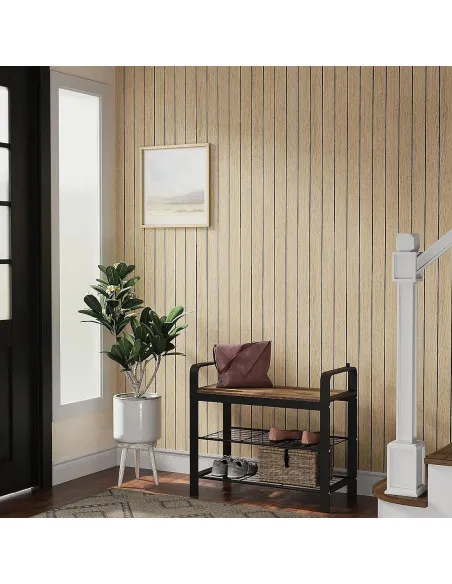 Rola tapet 3D, autoadeziv, imitatie riflaj, 40x300 cm, rezistent la apa, diverse culori