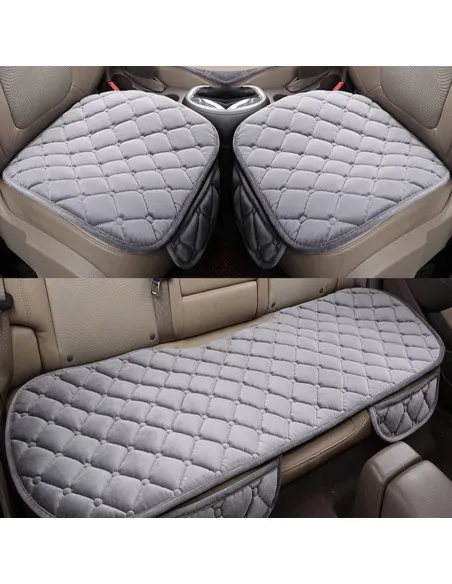 Set 3 Huse Protecție Scaune Auto | Material Ecologic și Design Ergonomic