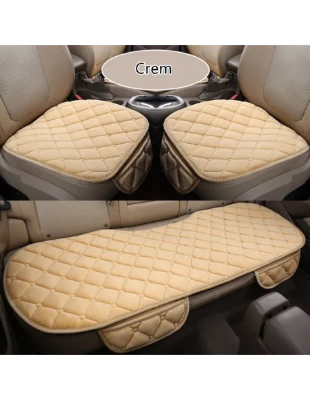 Set 3 Huse Protecție Scaune Auto | Material Ecologic și Design Ergonomic