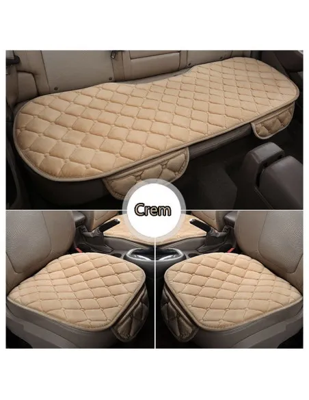Set 3 Huse Protecție Scaune Auto | Material Ecologic și Design Ergonomic