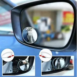 Set 2 oglinzi auto unghi mort rotunde pentru oglinzile laterale cu adeziv 2