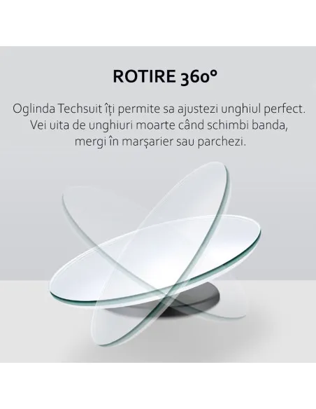 Set 2 oglinzi auto unghi mort rotunde pentru oglinzile laterale cu adeziv