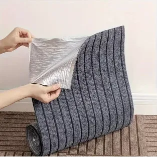 Mochetă Autoadezivă 40x300 cm – Instalare Rapidă, Antizgomot, Protecție Pardoseală, Material Absorbant 2