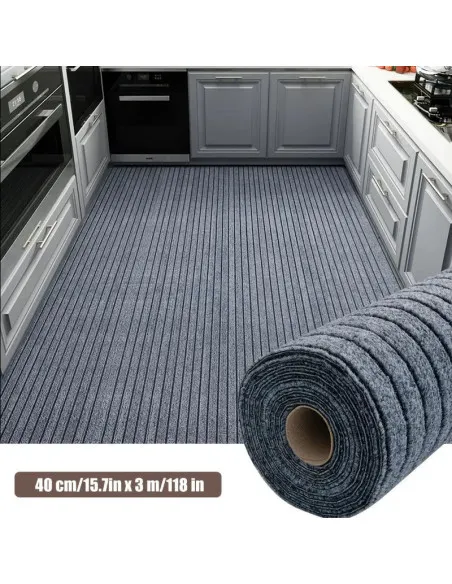 Mochetă Autoadezivă 40x300 cm – Instalare Rapidă, Antizgomot, Protecție Pardoseală, Material Absorbant