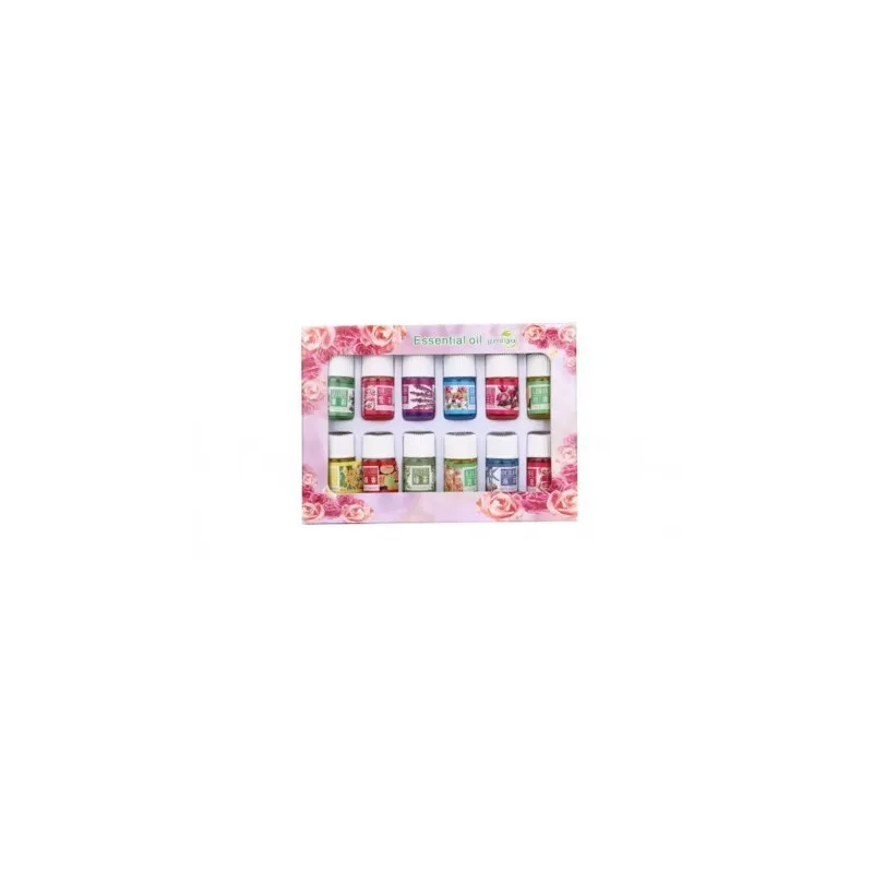 Set uleiuri parfumate 1+1 pentru umidificator si spa diverse arome 12x 3ml