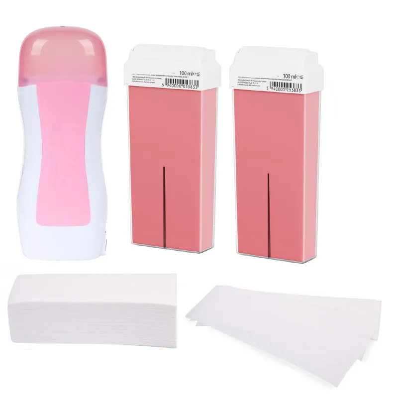 Kit epilare cu ceara roll-on Pink
