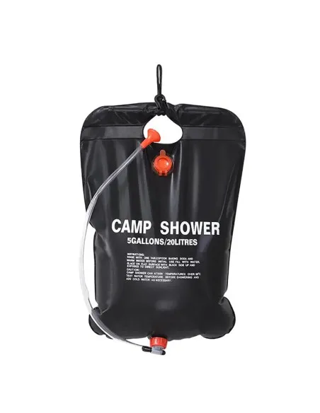 Dus portabil pentru camping, capacitate 20L, cu supapa si maner