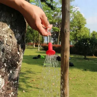 Dus portabil pentru camping, capacitate 20L, cu supapa si maner 2