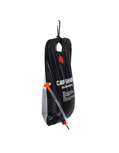 Dus portabil pentru camping, capacitate 20L, cu supapa si maner
