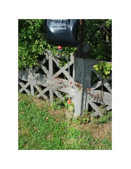 Dus portabil pentru camping, capacitate 20L, cu supapa si maner
