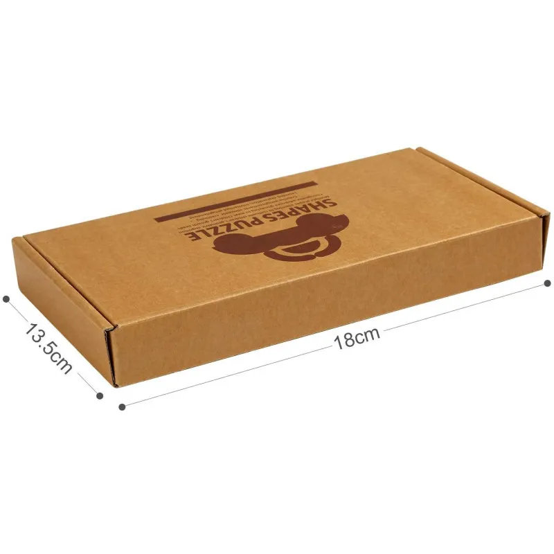 Shapes Puzzle educativ din lemn cu 36 piese din
