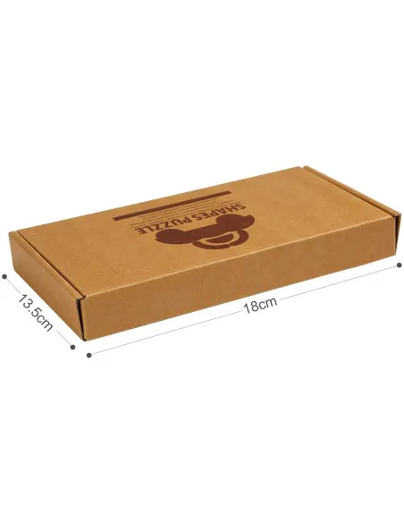 Shapes Puzzle educativ din lemn cu 36 piese din