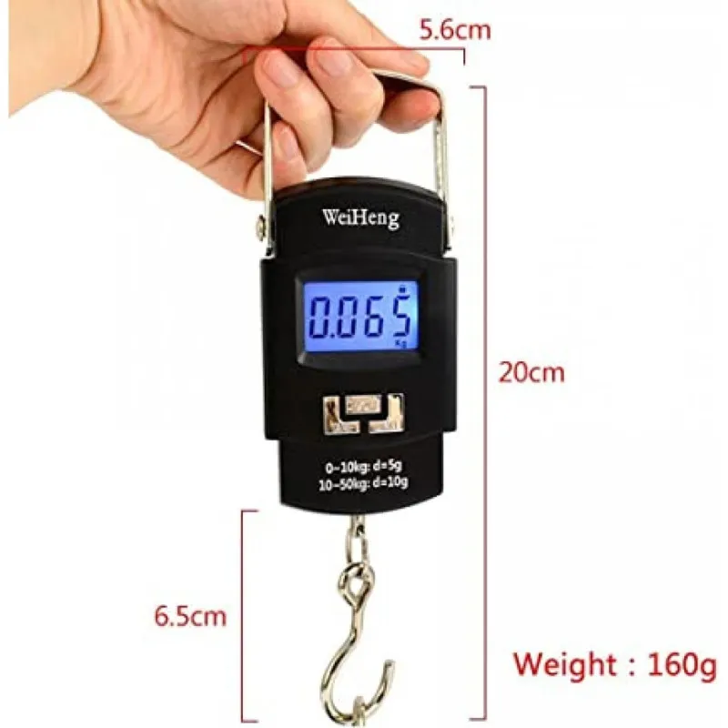 Cantar electronic portabil dubla precizie 50 kg