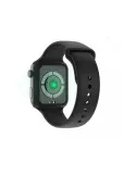 Ceas smartwatch bluetooth, pedometru, monitorizare somn ritm cardiacactivitati, notificari, negru, rezistenta apa
