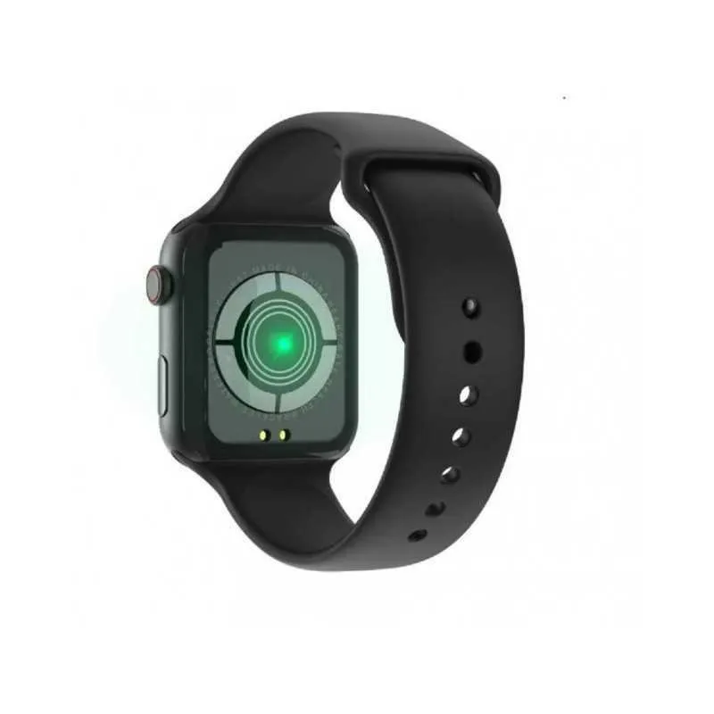 Ceas smartwatch bluetooth, pedometru, monitorizare somn ritm cardiacactivitati, notificari, negru, rezistenta apa