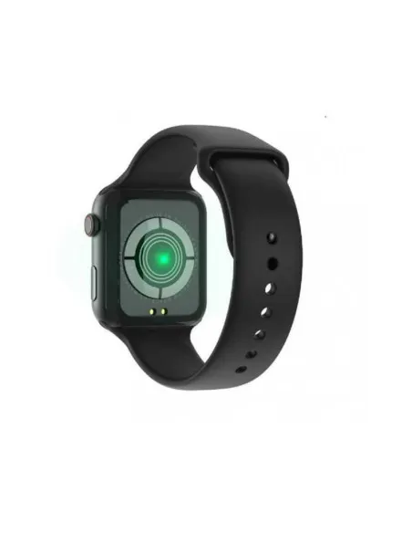 Ceas smartwatch bluetooth, pedometru, monitorizare somn ritm cardiacactivitati, notificari, negru, rezistenta apa
