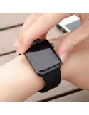 Ceas smartwatch bluetooth, pedometru, monitorizare somn ritm cardiacactivitati, notificari, negru, rezistenta apa