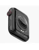 Ceas smartwatch bluetooth, pedometru, monitorizare somn ritm cardiacactivitati, notificari, negru, rezistenta apa