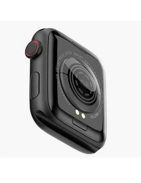 Ceas smartwatch bluetooth, pedometru, monitorizare somn ritm cardiacactivitati, notificari, negru, rezistenta apa