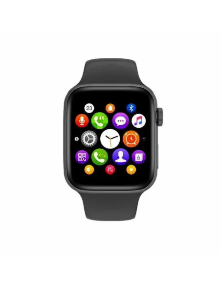 Ceas smartwatch bluetooth, pedometru, monitorizare somn ritm cardiacactivitati, notificari, negru, rezistenta apa