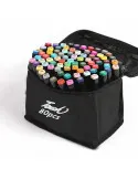 Set 80 markere colorate + geantă compactă – creativitate instant