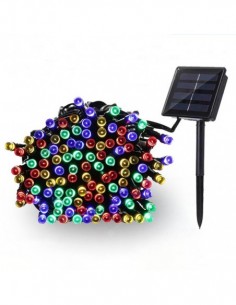 Instalatie 100 LED cu panou solar si controler, lungime 10 metri 2