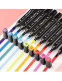 Set 80 markere colorate + geantă compactă – creativitate instant