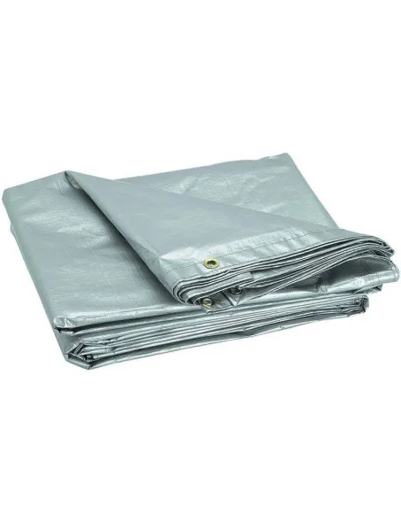 PRELATA CU INELE 3 X 4 M - 150 G/MP- ARGINTIU