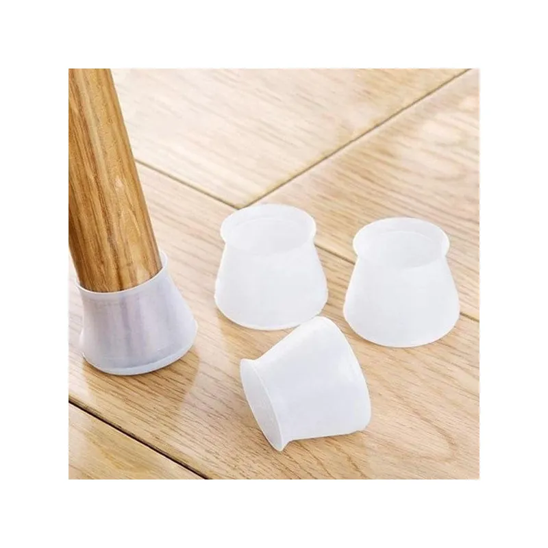 Set 8 protectii din silicon pentru picioare scaun