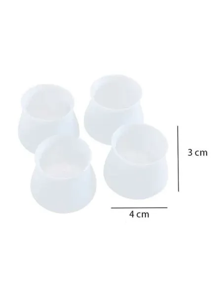 Set 8 protectii din silicon pentru picioare scaun