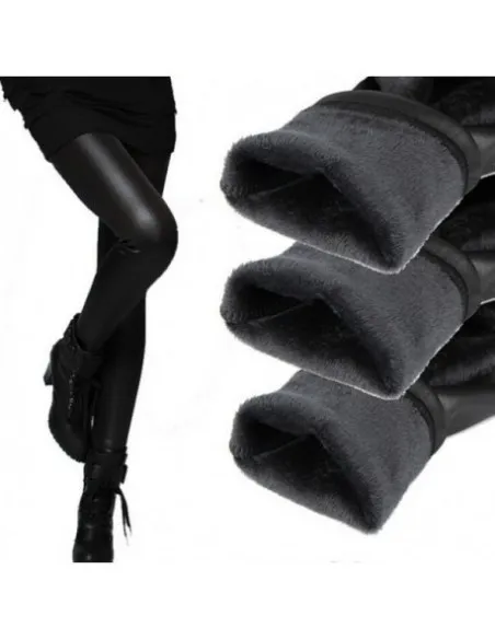 Colanti imitatie piele imblaniti