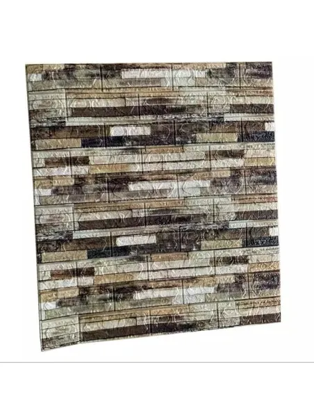 Set 5 x tapet autoadeziv spuma moale 3D, 77x70 cm