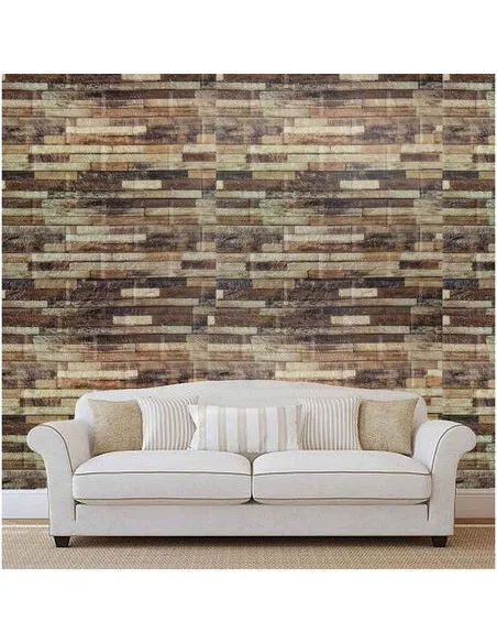 Set 5 x tapet autoadeziv spuma moale 3D, 77x70 cm