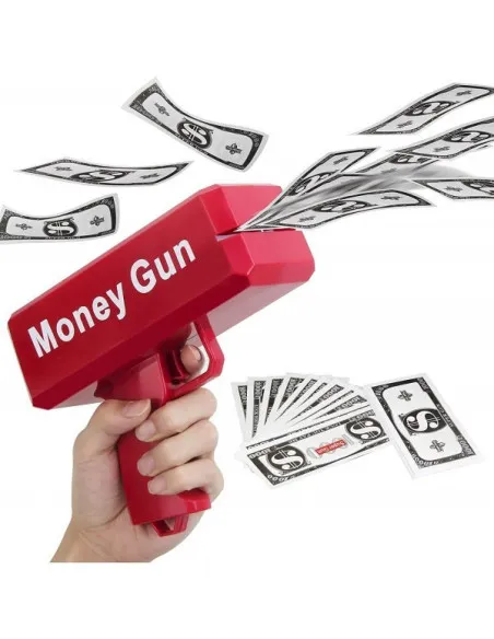 Pistol Supreme Money Gun, jucarie interactiva de aruncat bani
