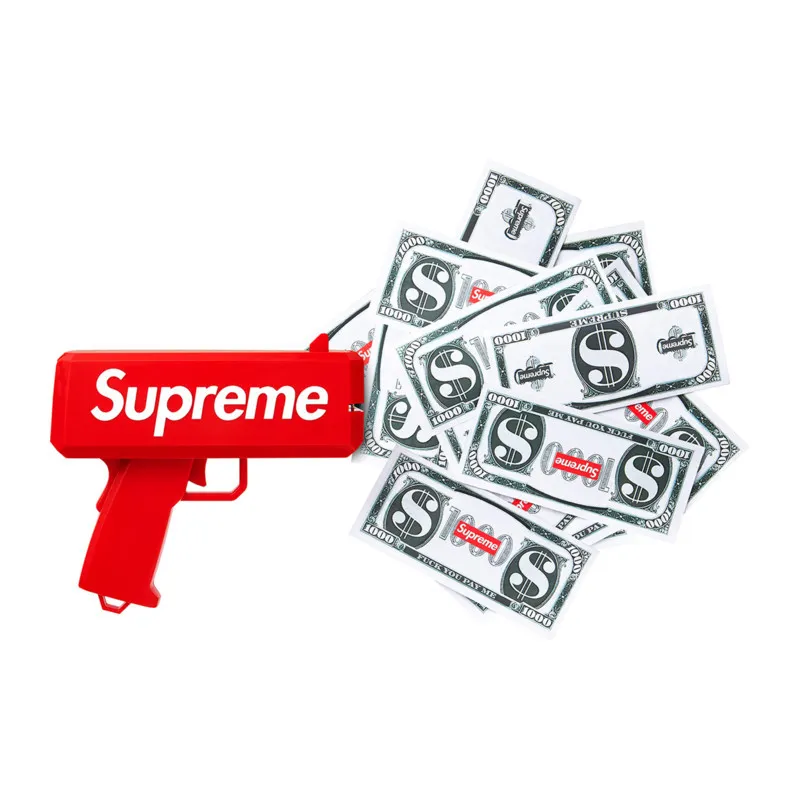 Pistol Supreme Money Gun, jucarie interactiva de aruncat bani