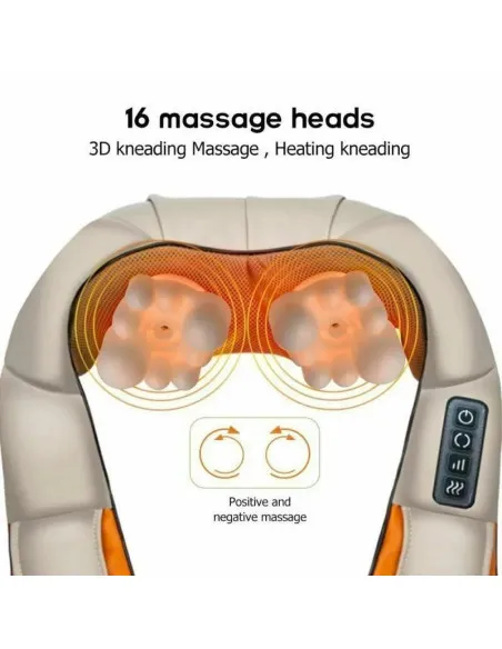 Aparat de masaj cervical, cu infrarosu si bile