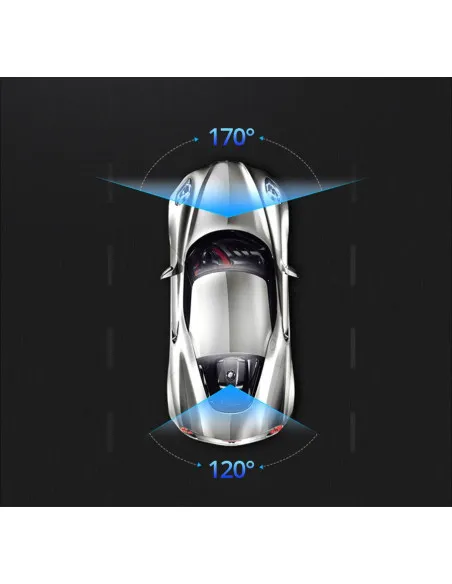 Oglinda retrovizoare 4.5 inch cu camera HD 1080P, DVR auto, cu microfon si difuzor incorporate + camera suplimentara marsarier