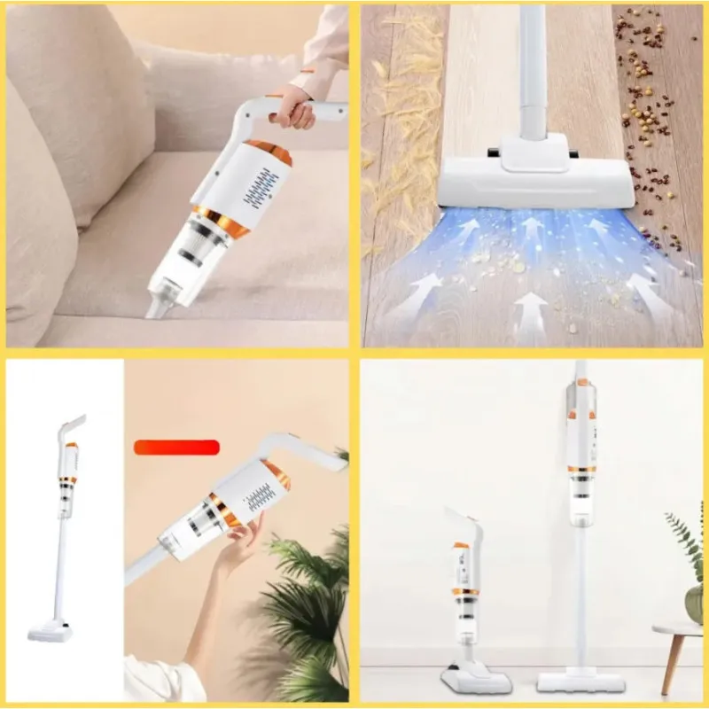 Aspirator 2 în 1, vertical și de mână, portabil, reîncărcabil, 120 W