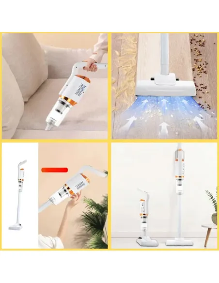 Aspirator 2 în 1, vertical și de mână, portabil, reîncărcabil, 120 W