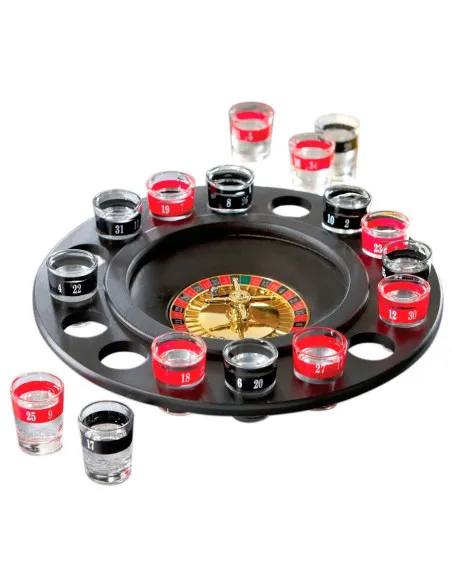 Joc ruleta cu 16 pahare de shot