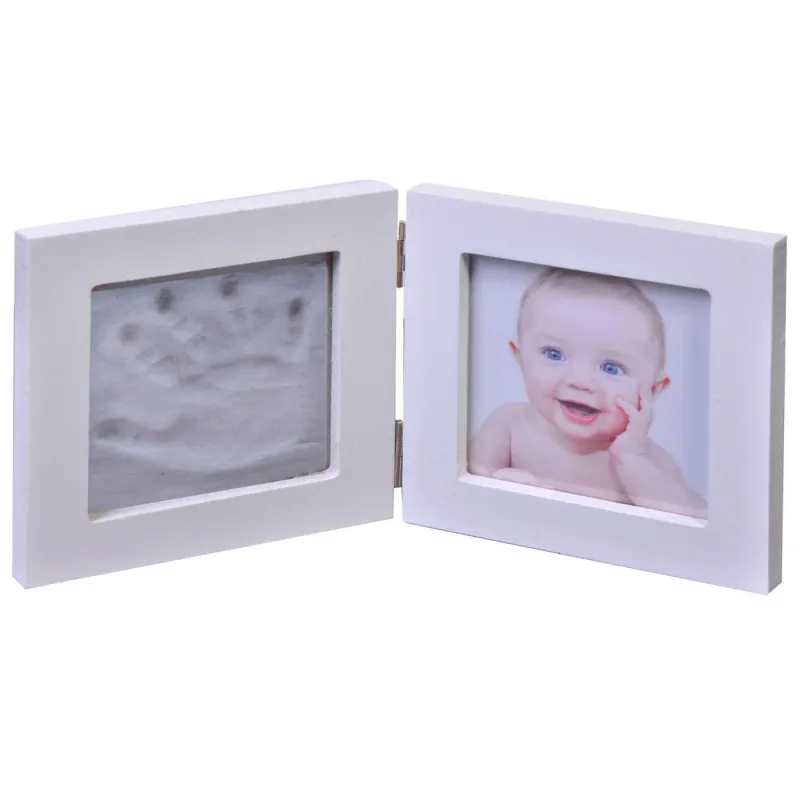 Kit amprenta 2D mulaj bebe + rama foto din lemn