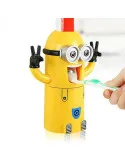 2 x Dozator Minions pasta de dinti + suport