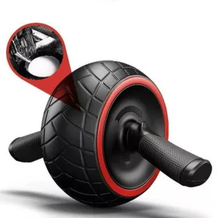 Roata Fitness pentru abdomene cu sistem de