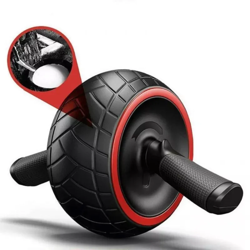 Roata Fitness pentru abdomene cu sistem de