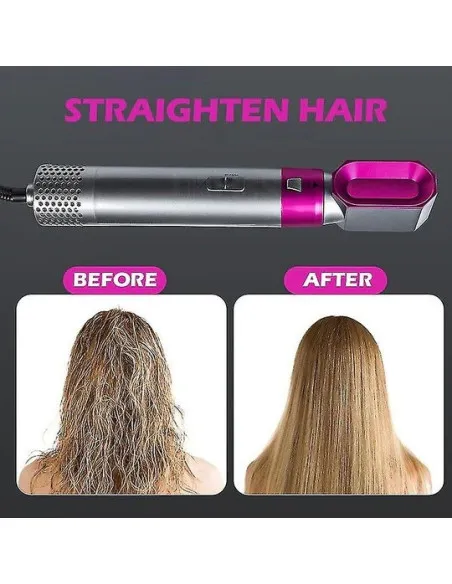 Multistyler 5 in 1, Hot Air Styler , Multiple Accesorii incluse, ondulare, indreptate, uscare