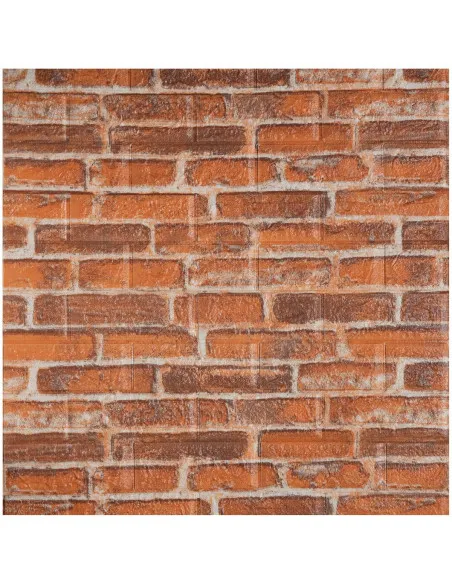Tapet autoadeziv caramizi, 77 x 70 cm, spuma