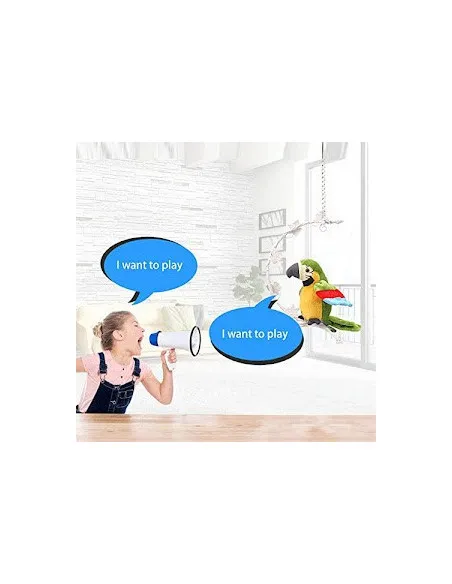 Jucarie de plus interactiva papagal vorbitor