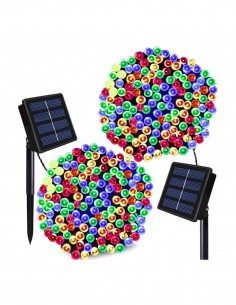 Set 2 x Instalatie LED pentru exterior cu incarcare solara, alb 2